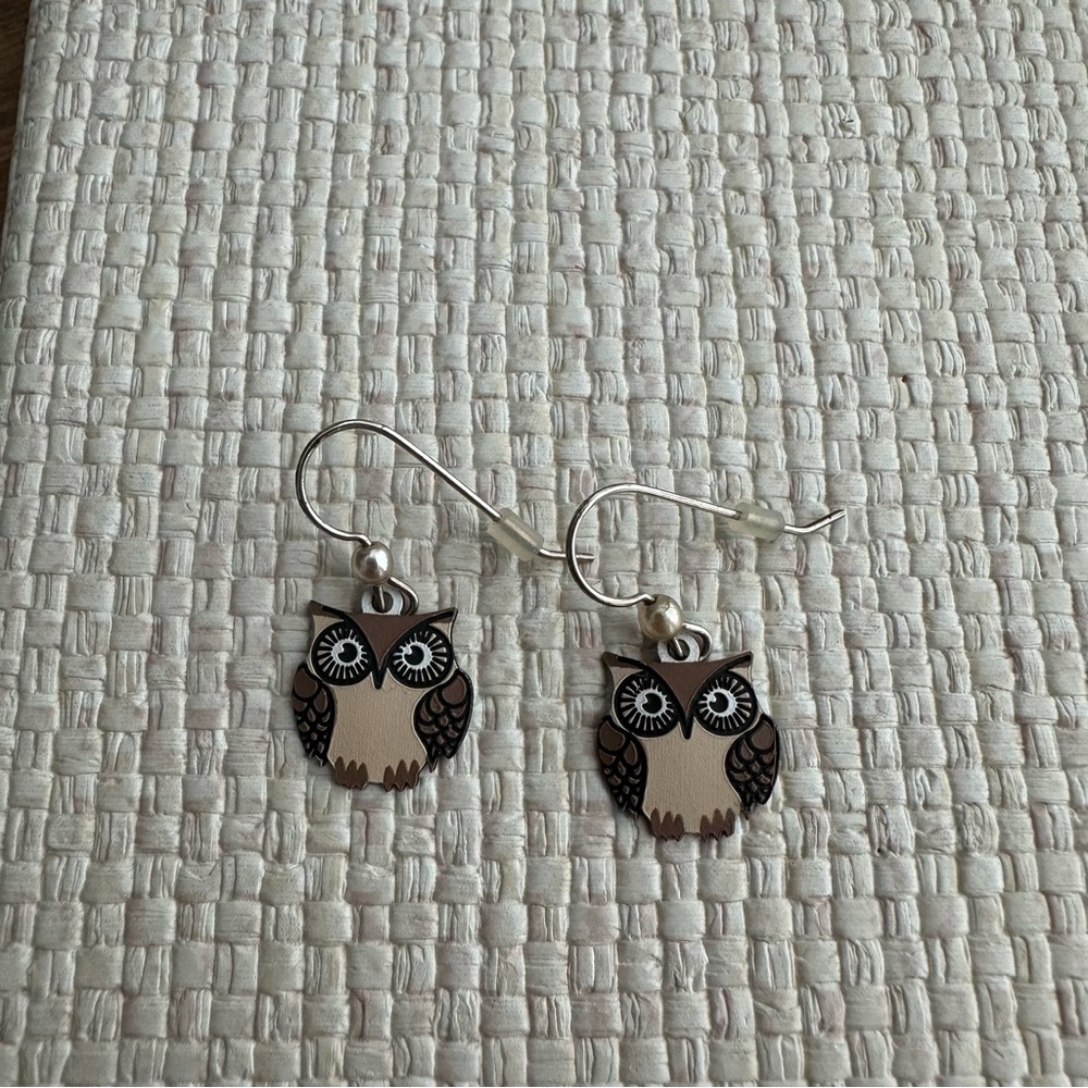 Owl Dangle Earrings